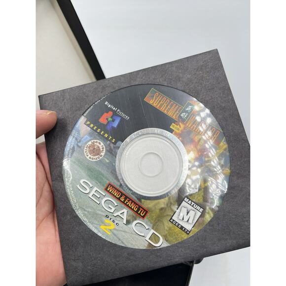 Supreme Warrior Sega CD 1994 2 Discs Manual Case TESTED WORKS - Picture 10 of 11